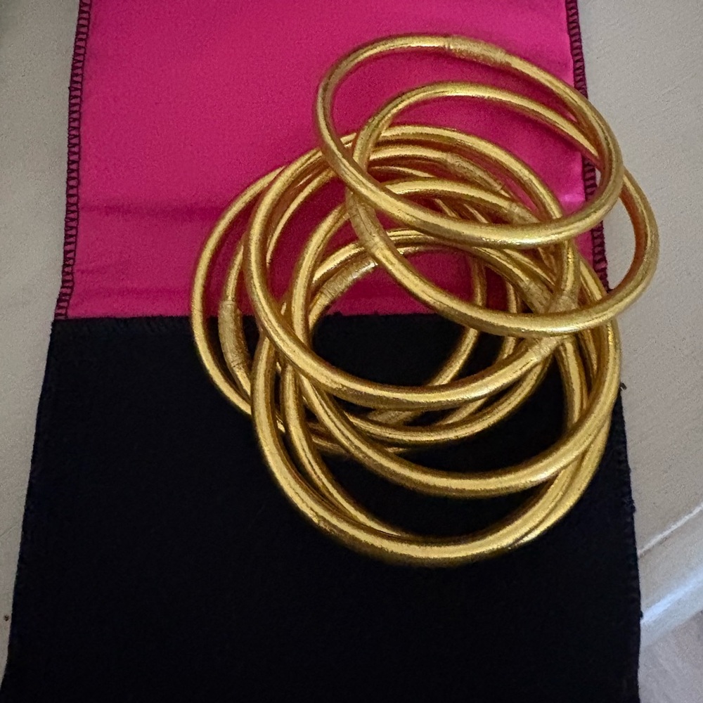 Elegant Gold Bangle Set